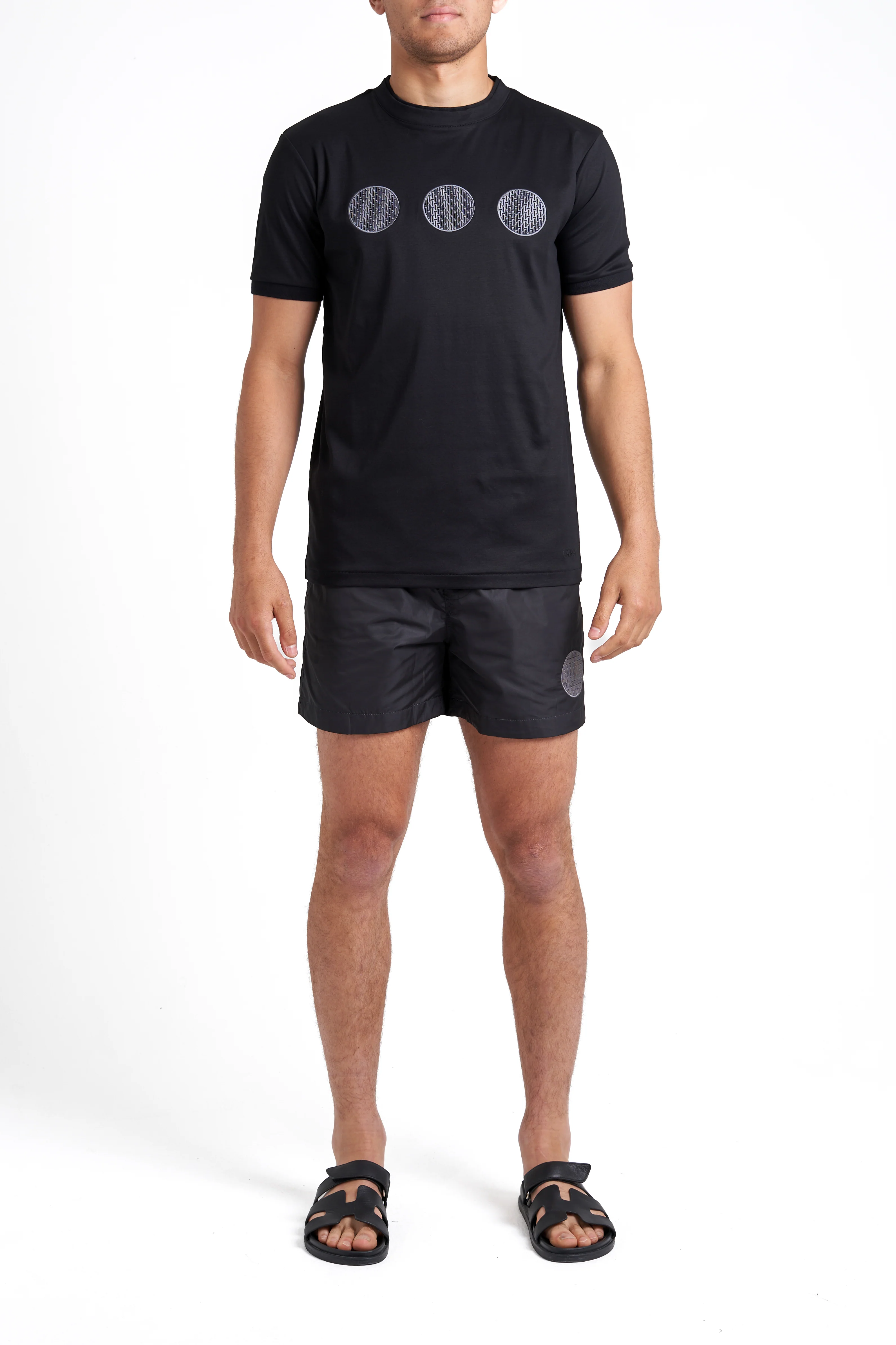 Black Circles Swim Shorts - Image 3