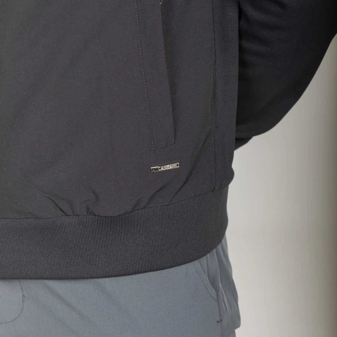 Black Hybrid Zip Jacket - Image 4