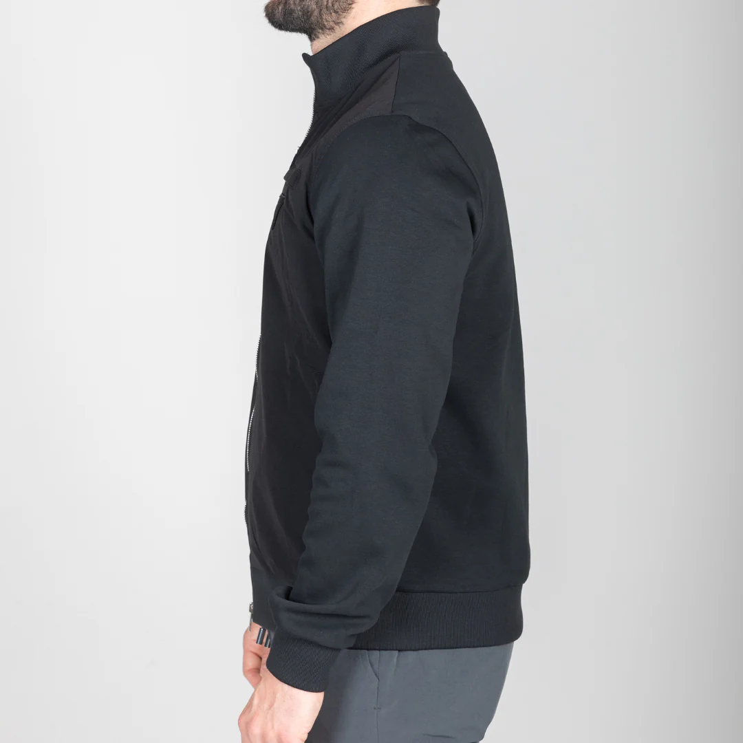 Black Hybrid Zip Jacket - Image 6