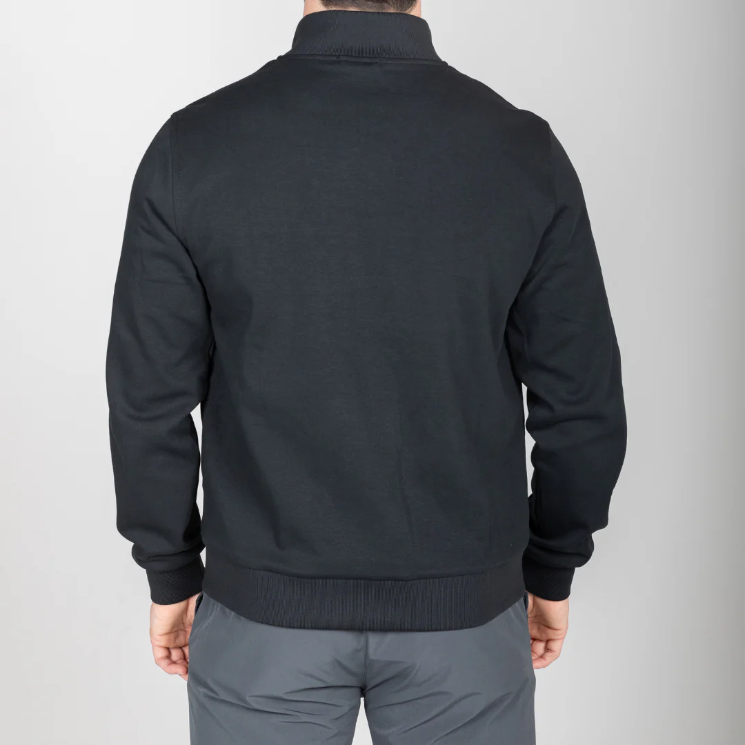 Black Hybrid Zip Jacket - Image 7