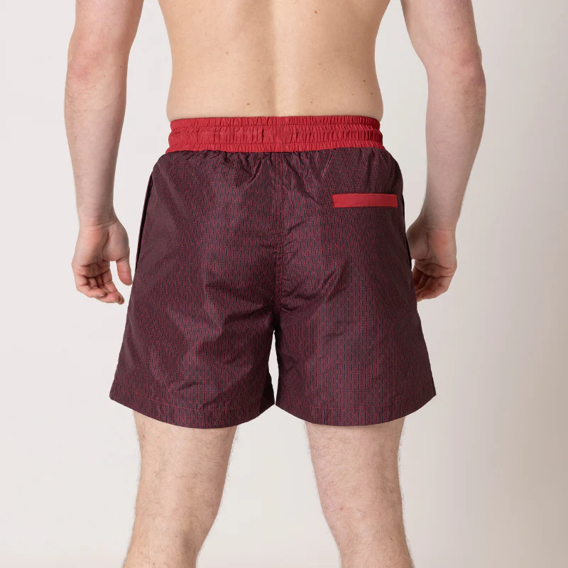 Black 'L' Swim Shorts - Image 10