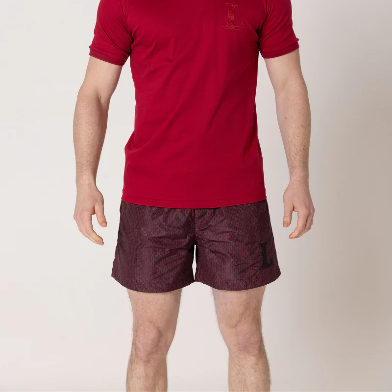 Black 'L' Swim Shorts - Image 4