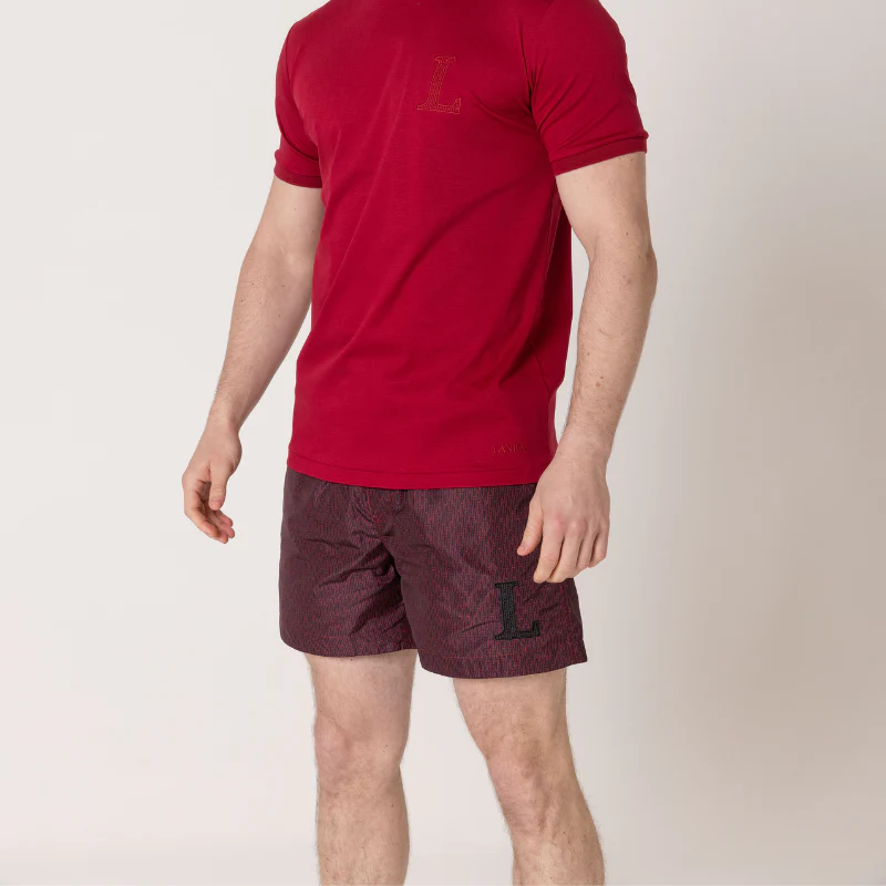 Black 'L' Swim Shorts - Image 6