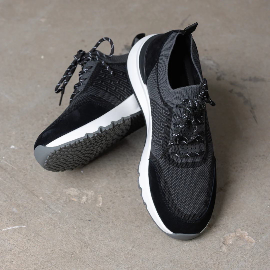 Black Sky Knit Trainer - Image 4