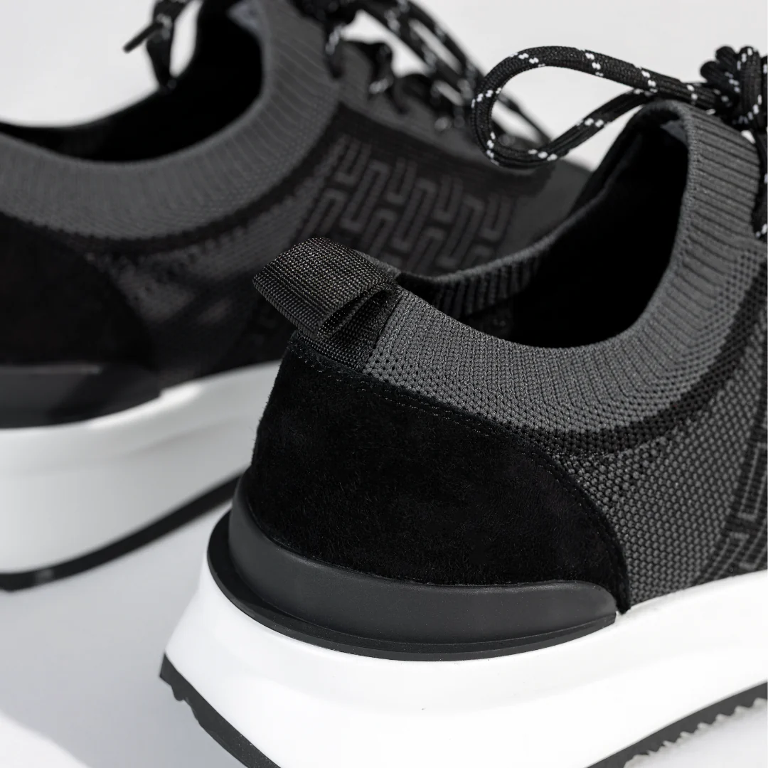 Black Sky Knit Trainer - Image 6