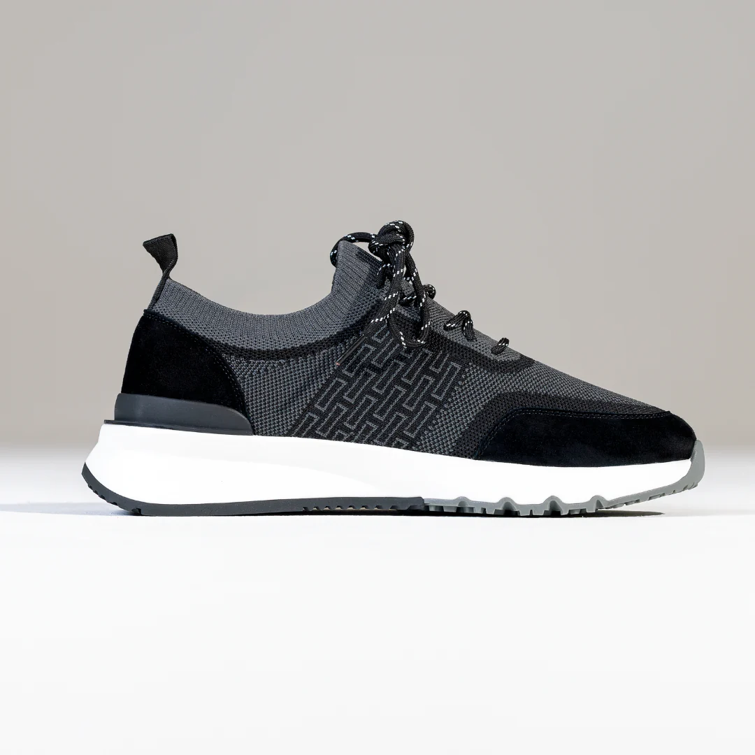 Black Sky Knit Trainer - Image 7