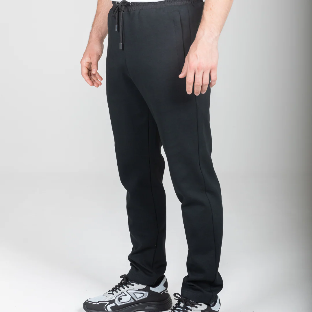 Black Smart Casual Joggers - Image 3