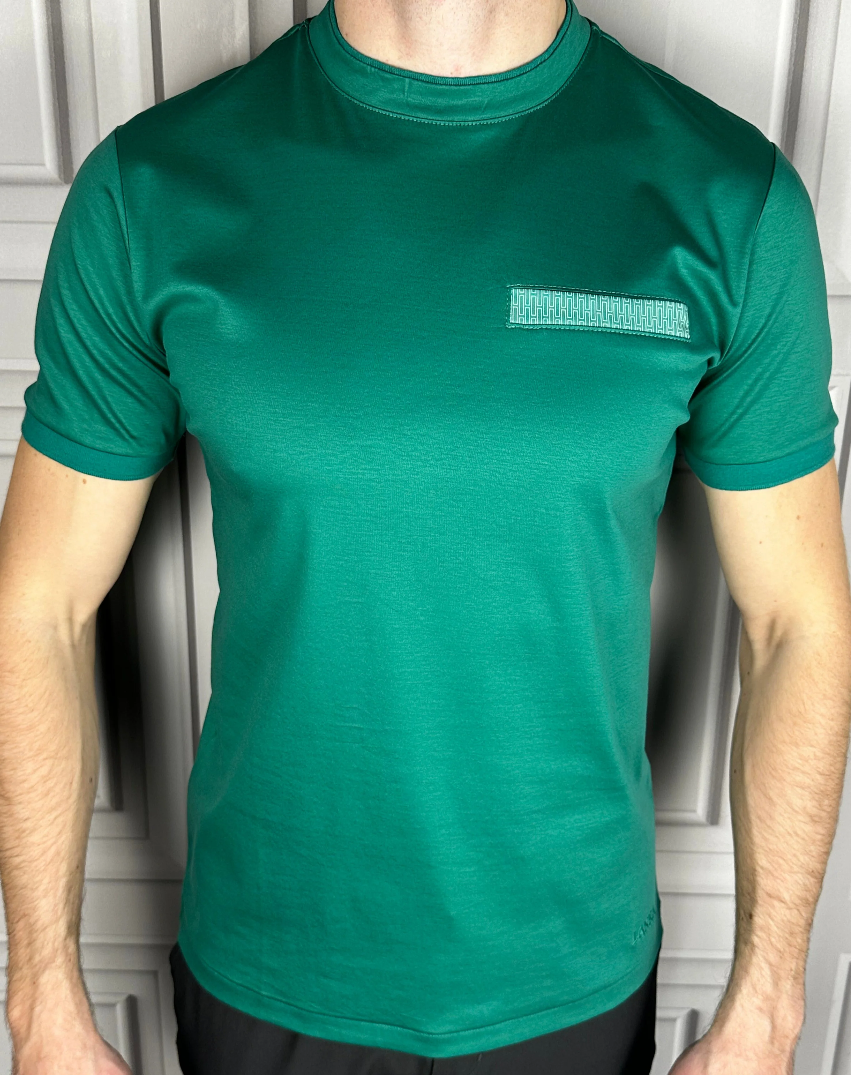 Forest Green Pocket T-Shirt - Image 3