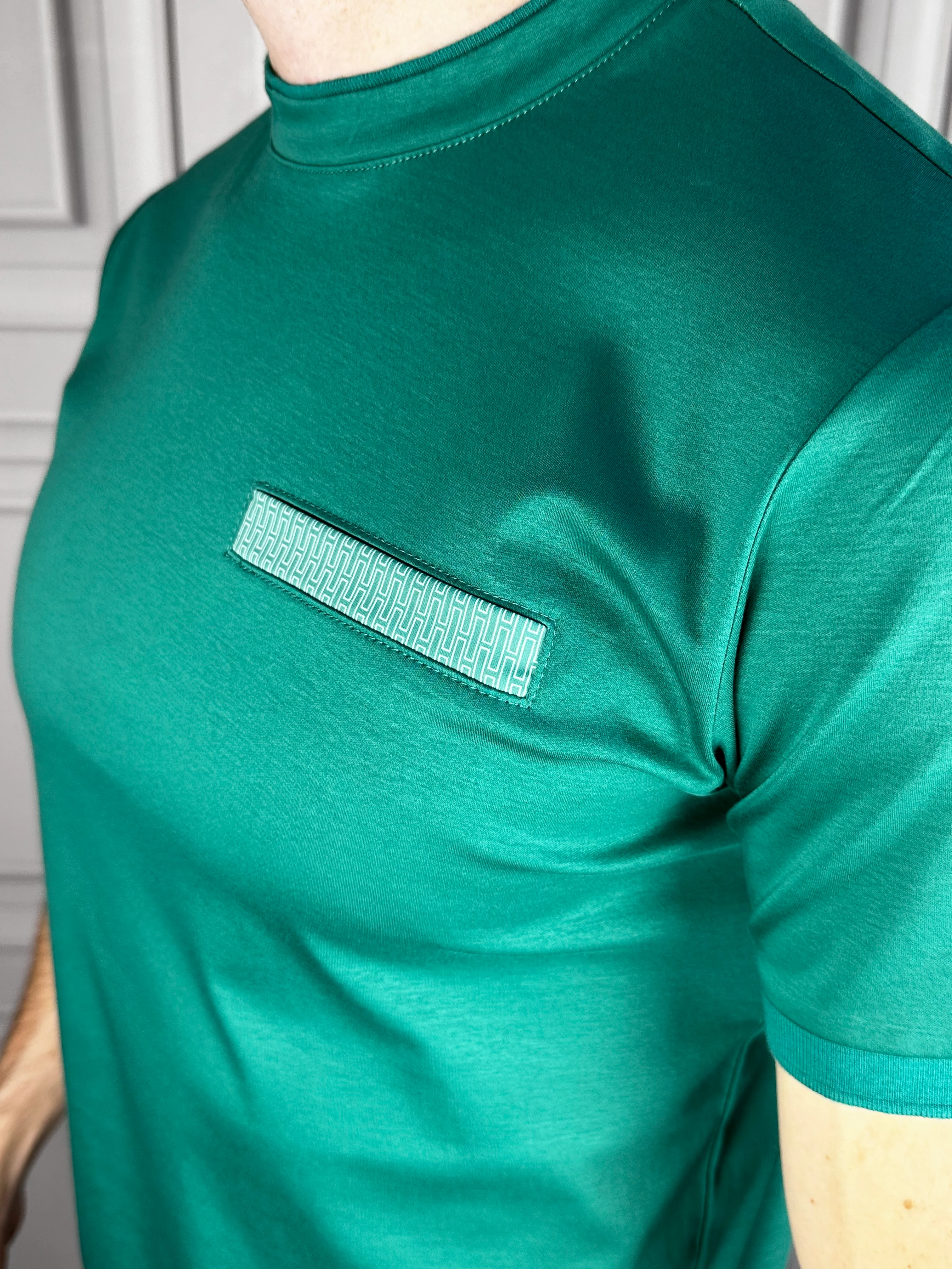 Forest Green Pocket T-Shirt - Image 4