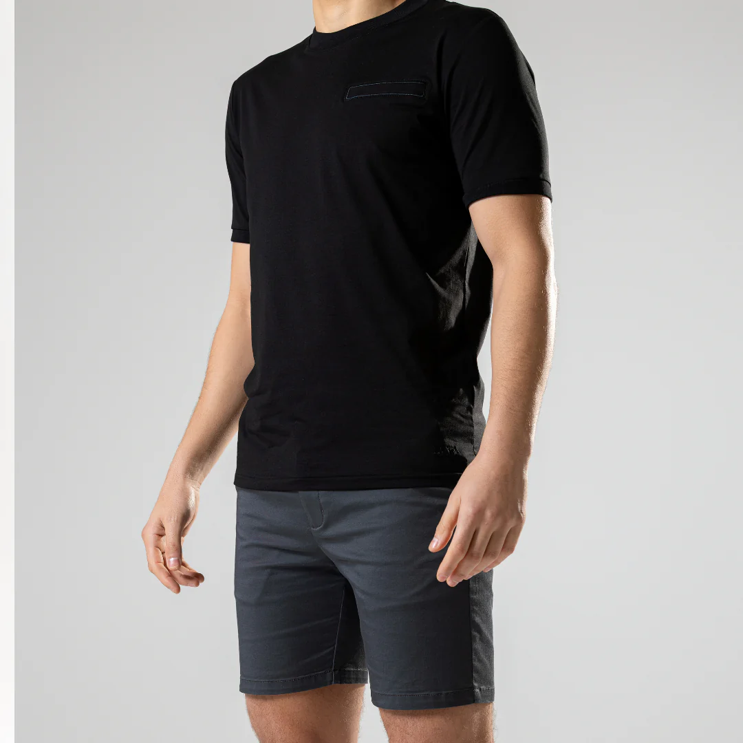 Charcoal Chino Shorts - Image 10