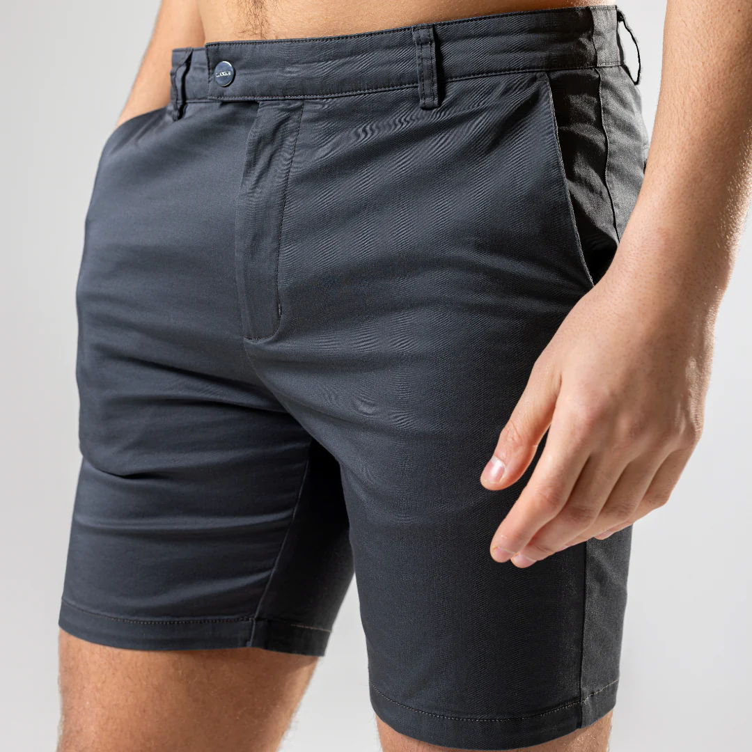 Charcoal Chino Shorts - Image 4