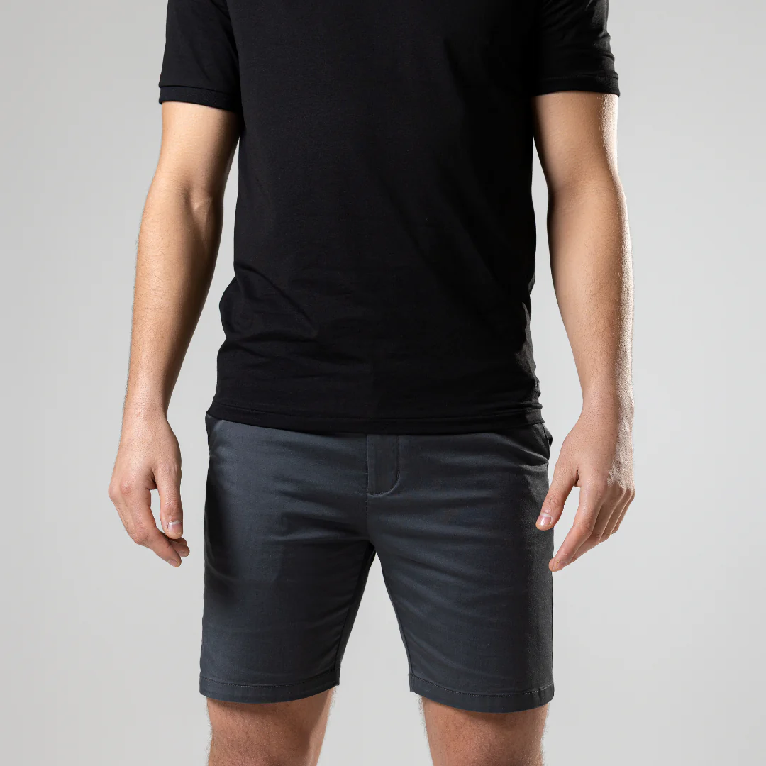 Charcoal Chino Shorts - Image 5