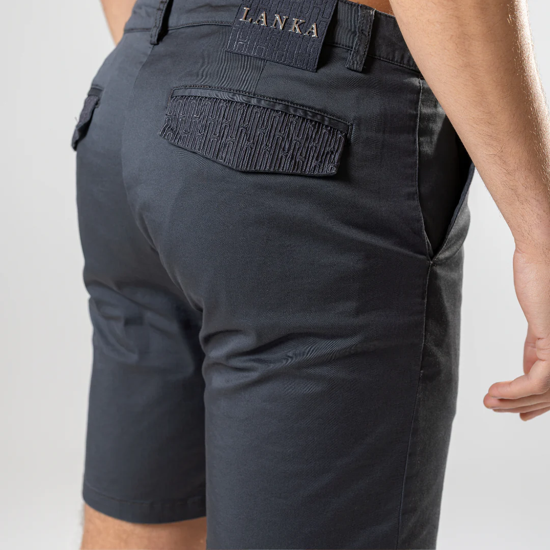 Charcoal Chino Shorts - Image 6