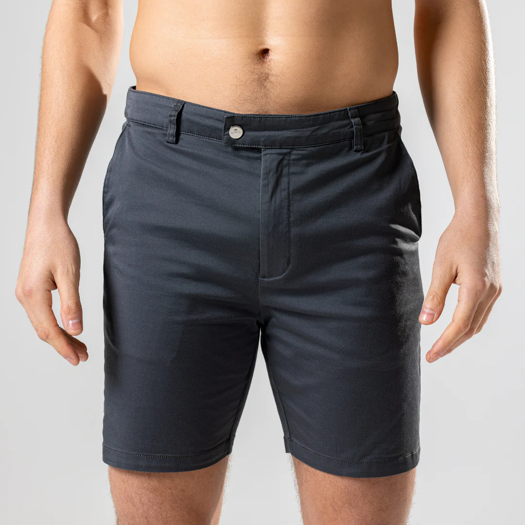 Charcoal Chino Shorts - Image 7