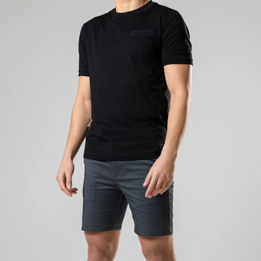 Charcoal Chino Shorts - Image 9