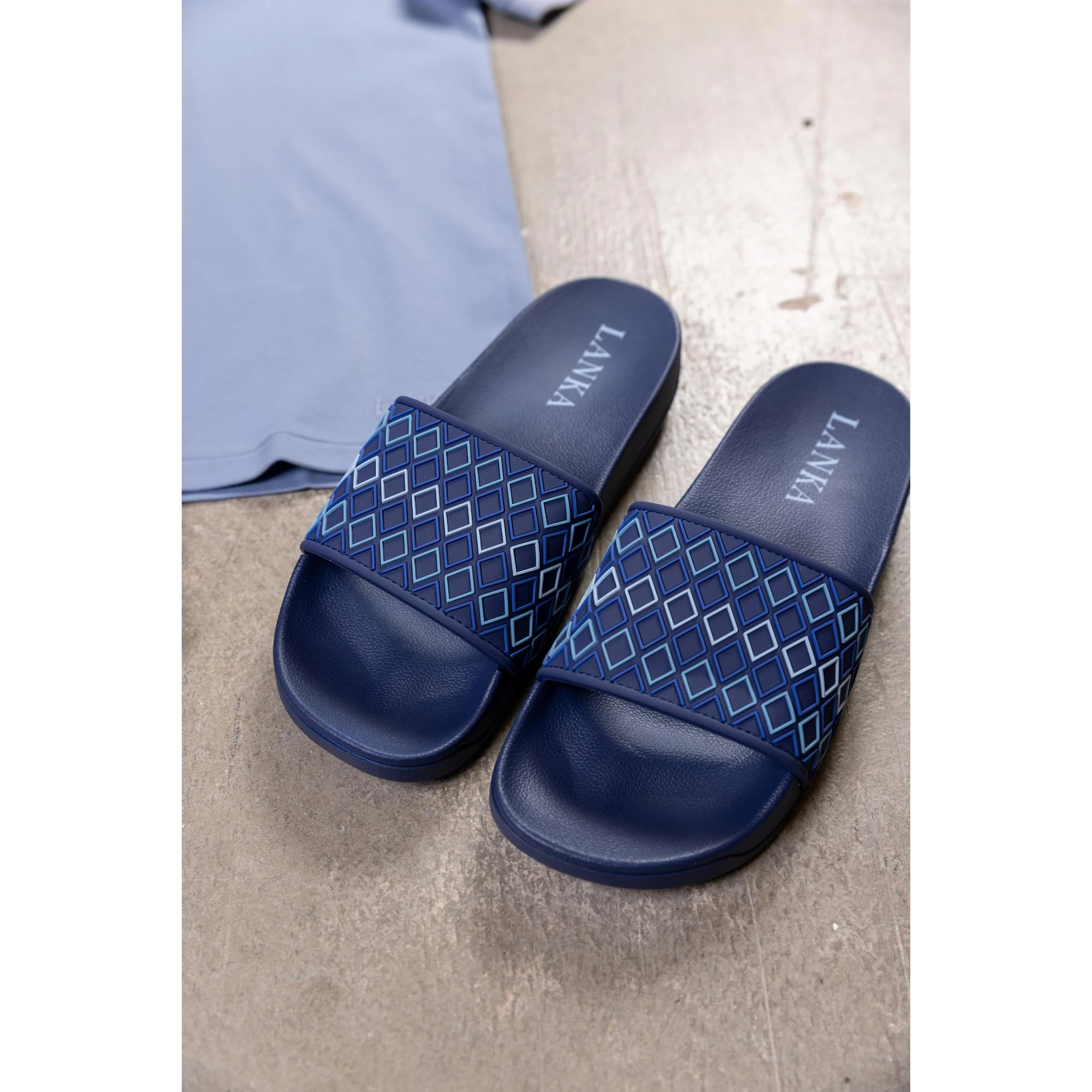 Navy Diamond Sliders - Image 6