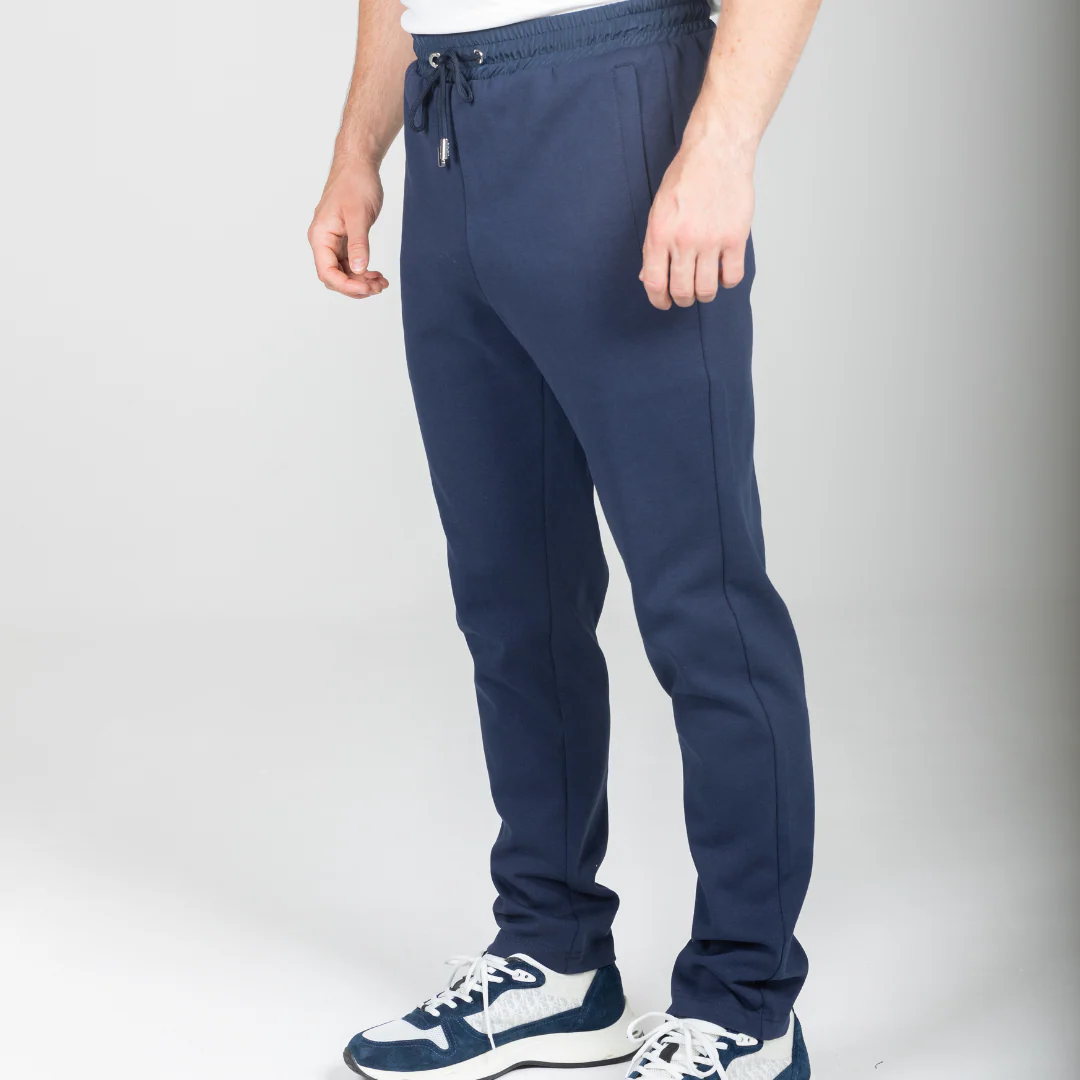 Navy Smart Casual Joggers - Image 3