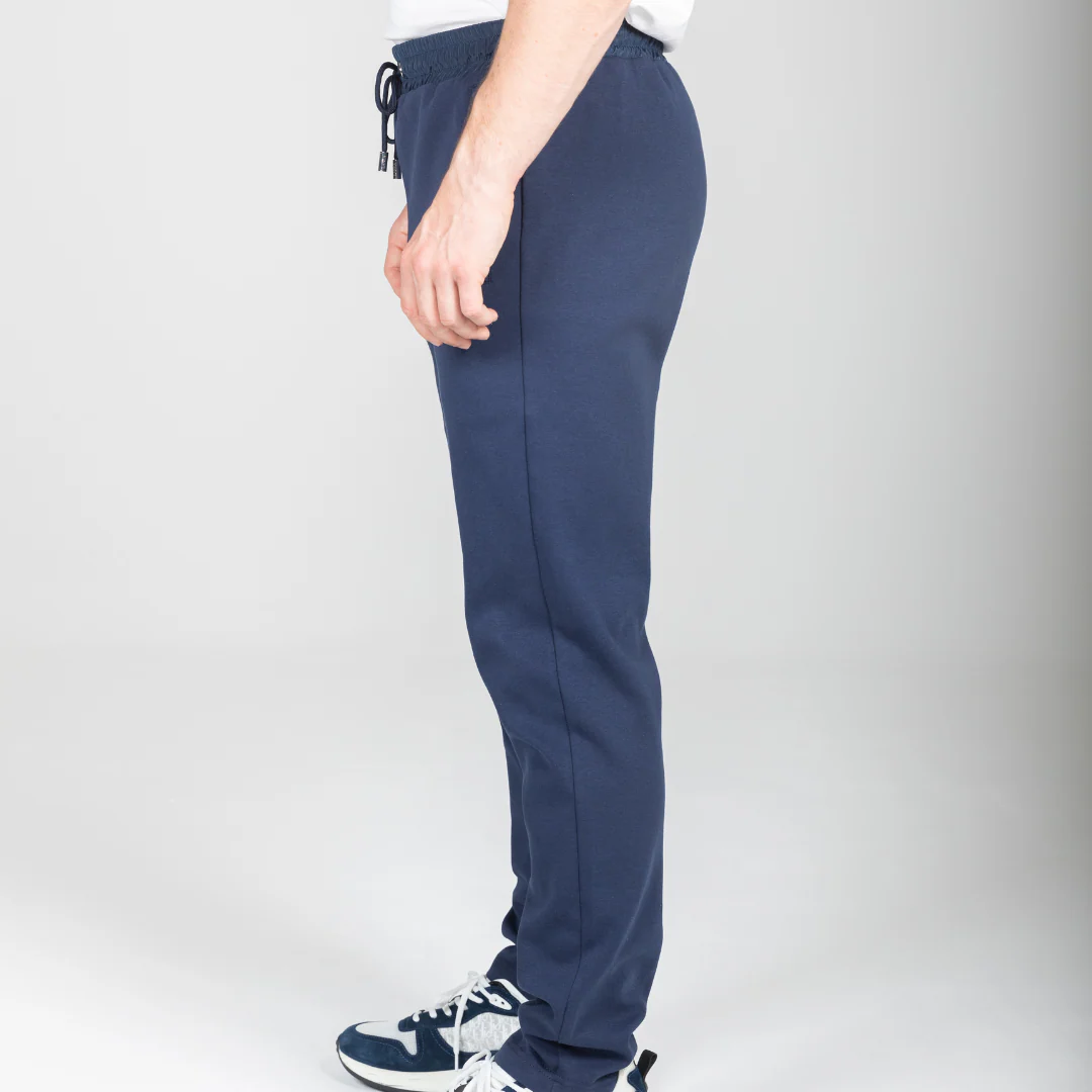 Navy Smart Casual Joggers - Image 4