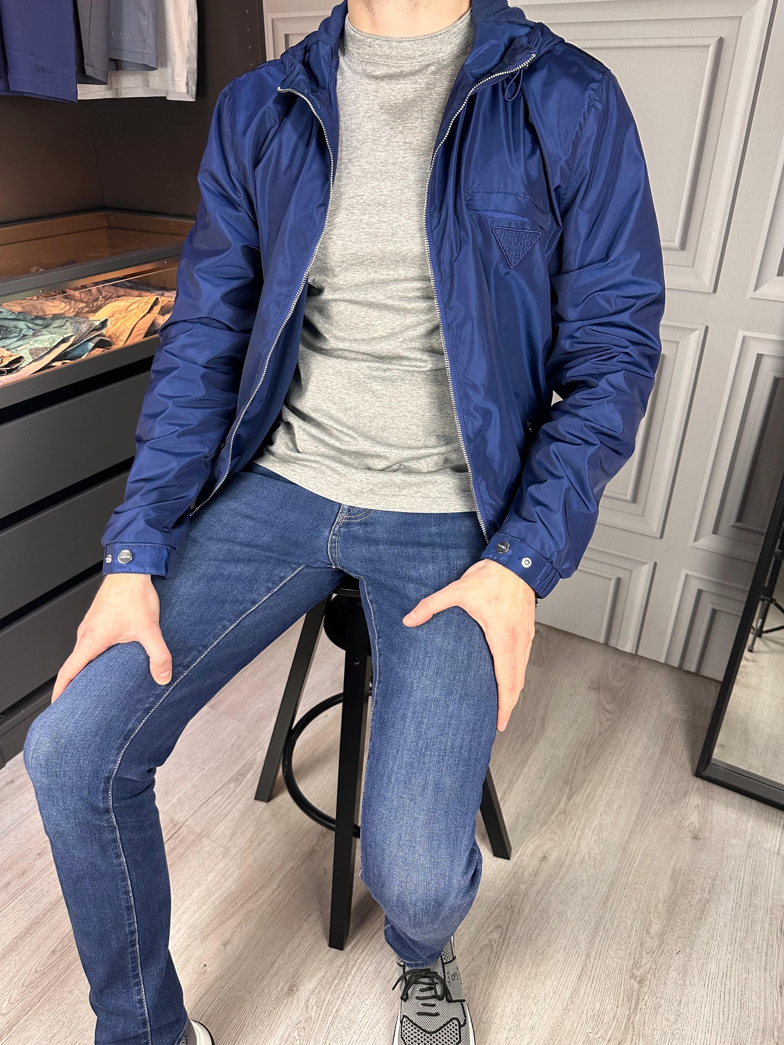 Navy Wind Breaker - Image 14