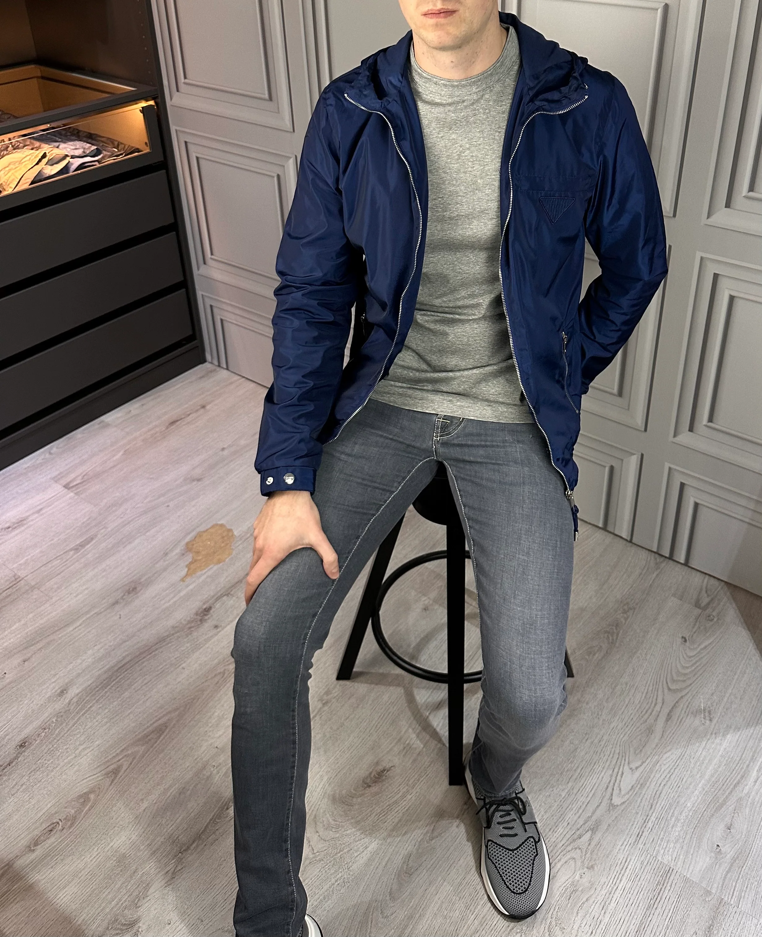 Navy Wind Breaker - Image 16