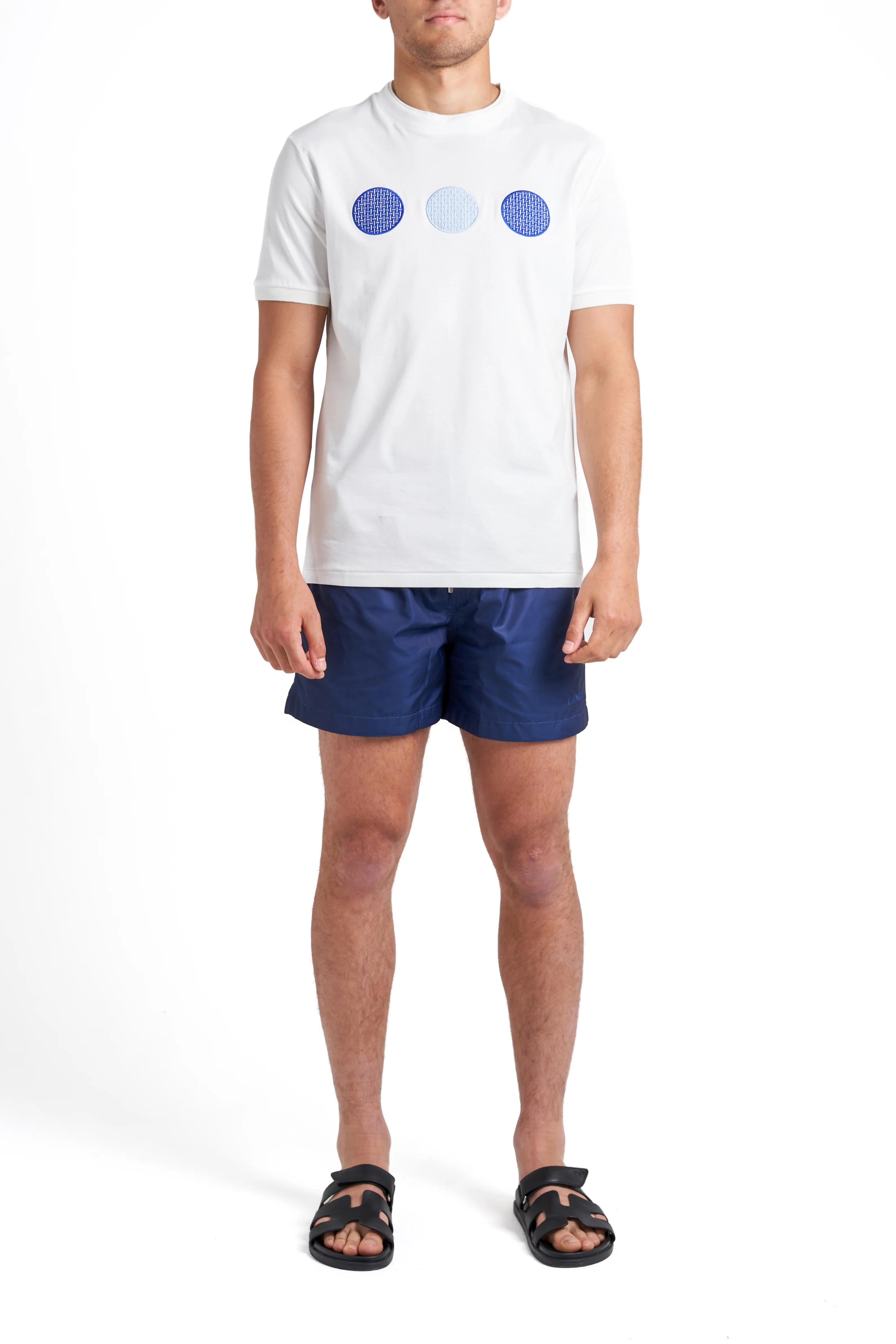 Plain Navy Swim Shorts - Image 3