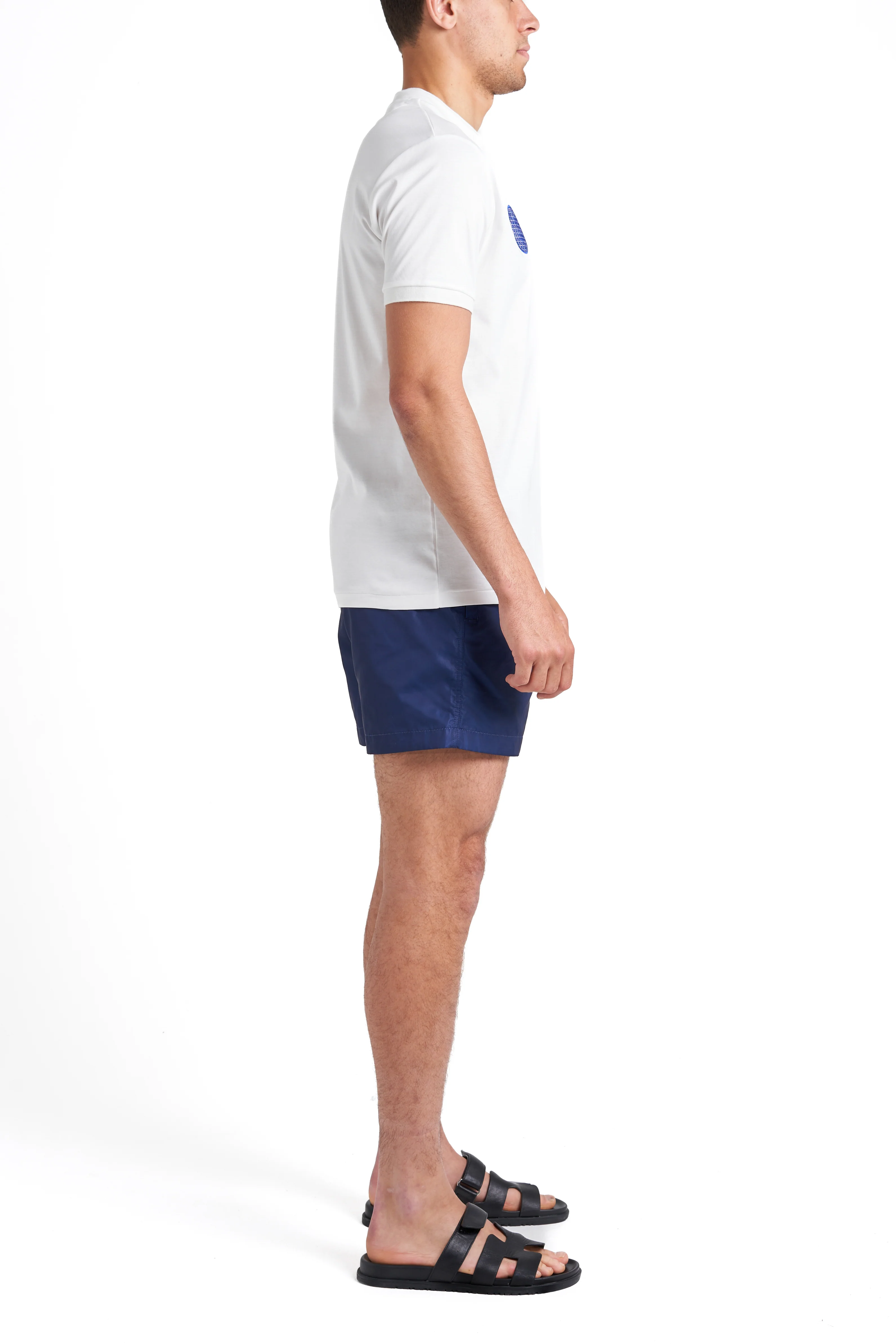 Plain Navy Swim Shorts - Image 7