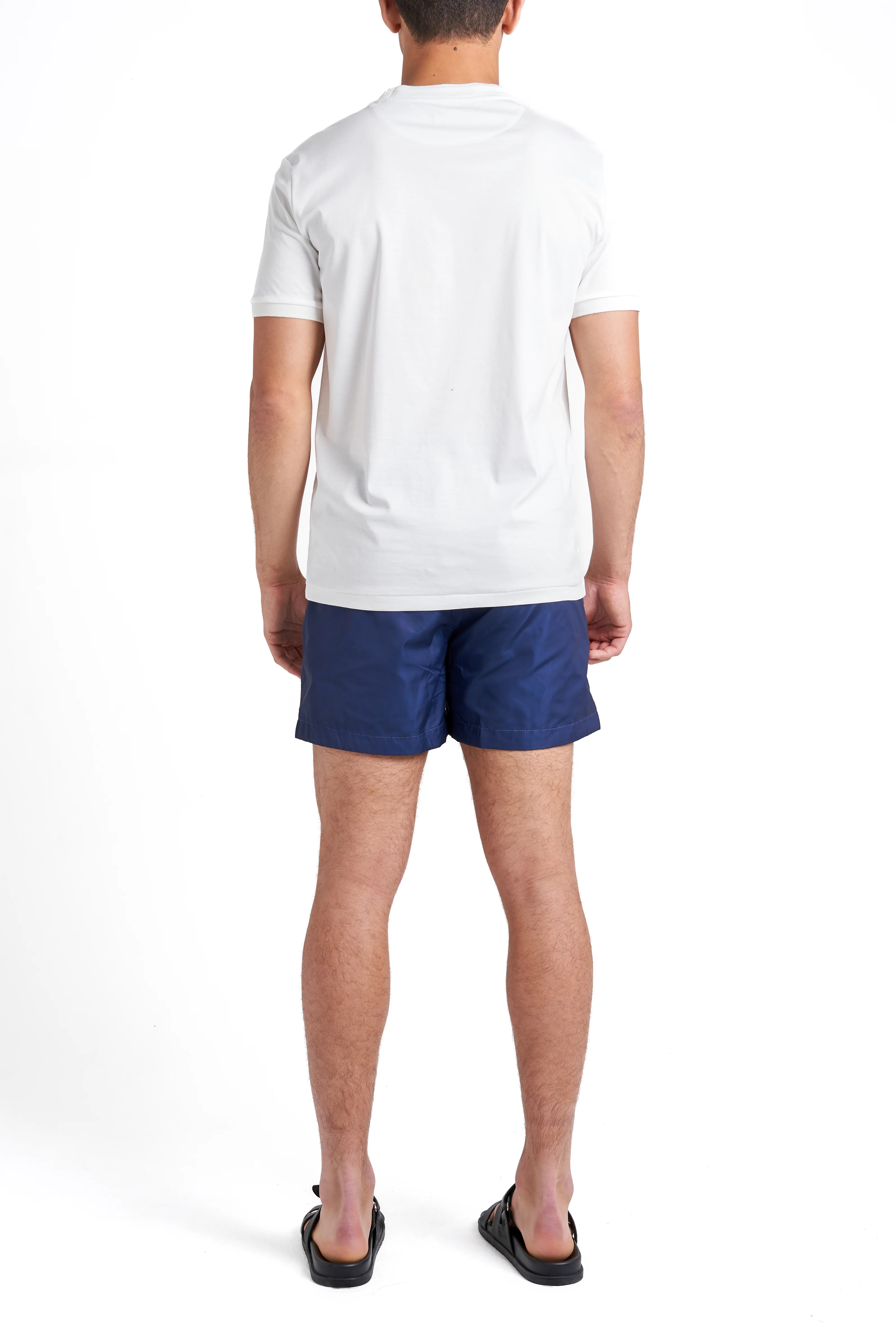 Plain Navy Swim Shorts - Image 9