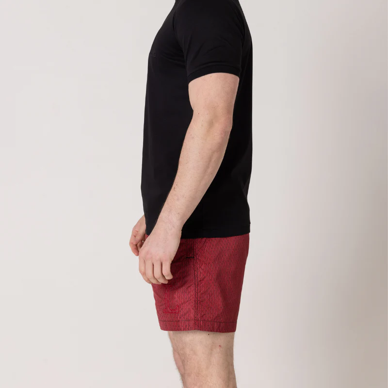 Red 'L' Swim Shorts - Image 8