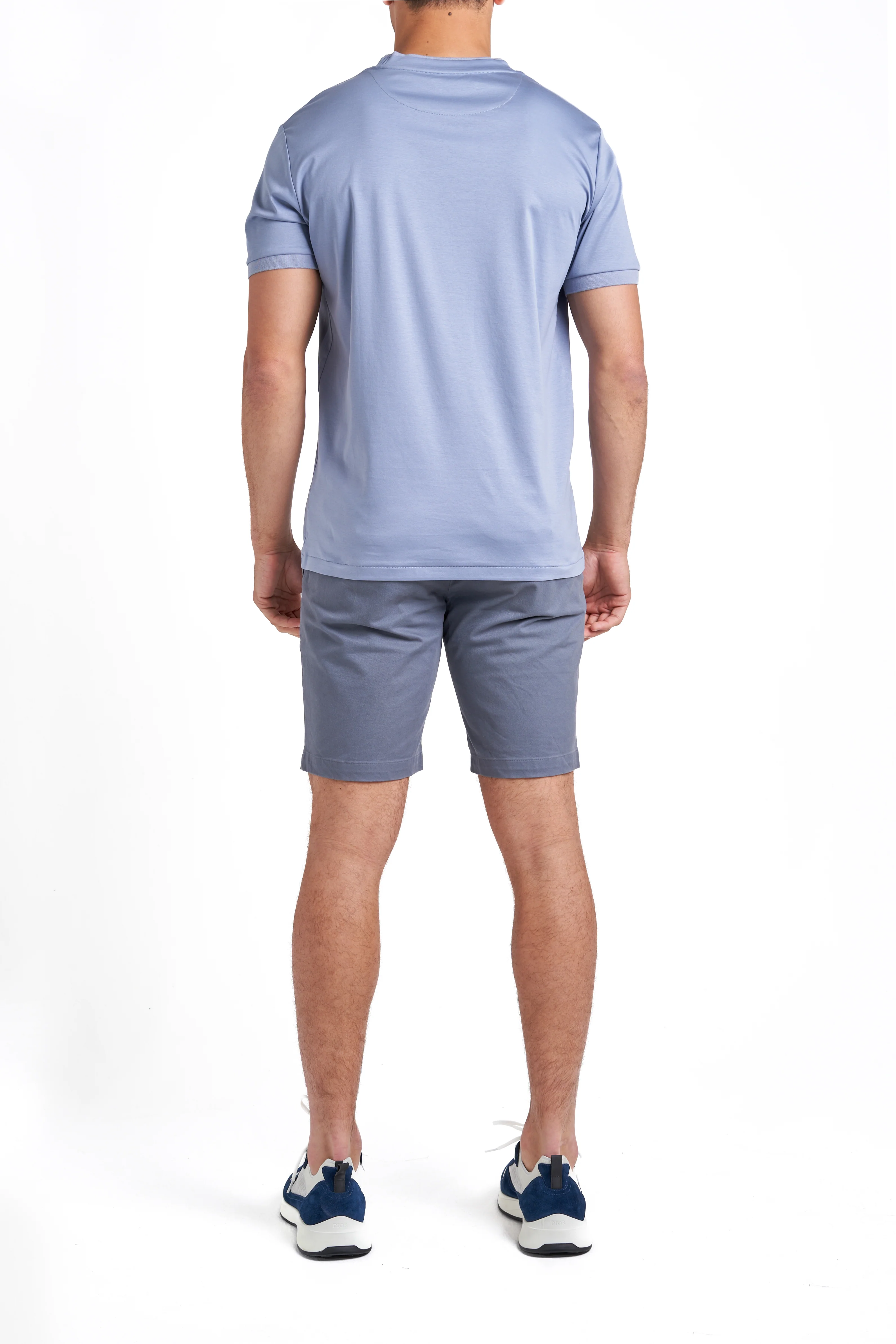 Steel Blue Waves T-shirt - Image 8