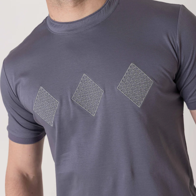 Steel Grey Diamond's T-Shirt - Image 3