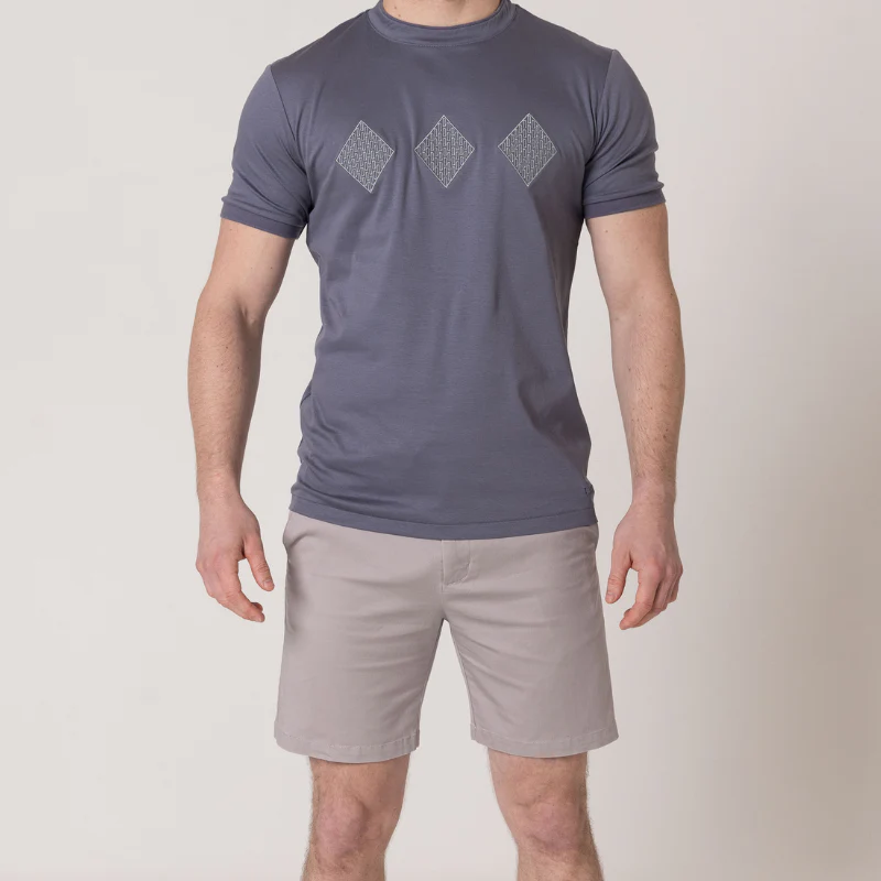 Steel Grey Diamond's T-Shirt - Image 4