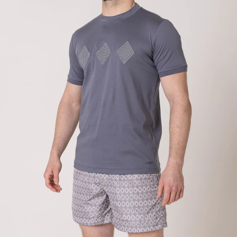 Steel Grey Diamond's T-Shirt - Image 5