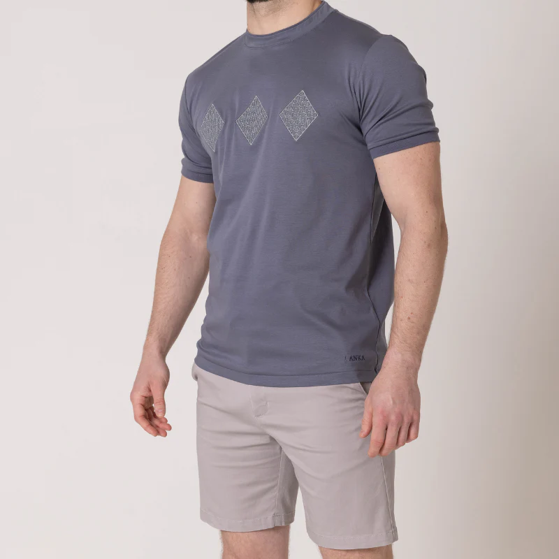Steel Grey Diamond's T-Shirt - Image 6