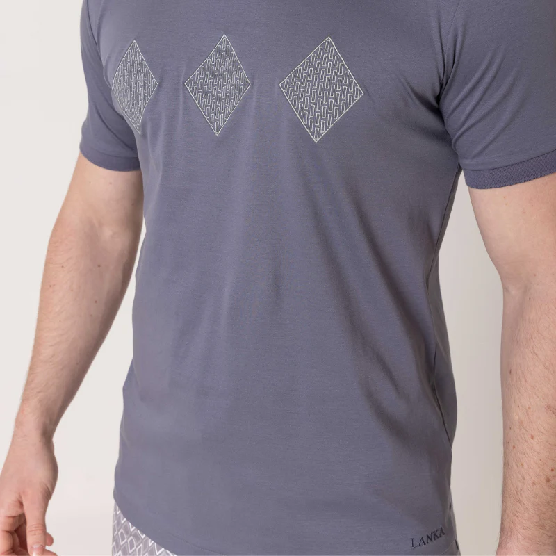Steel Grey Diamond's T-Shirt - Image 8