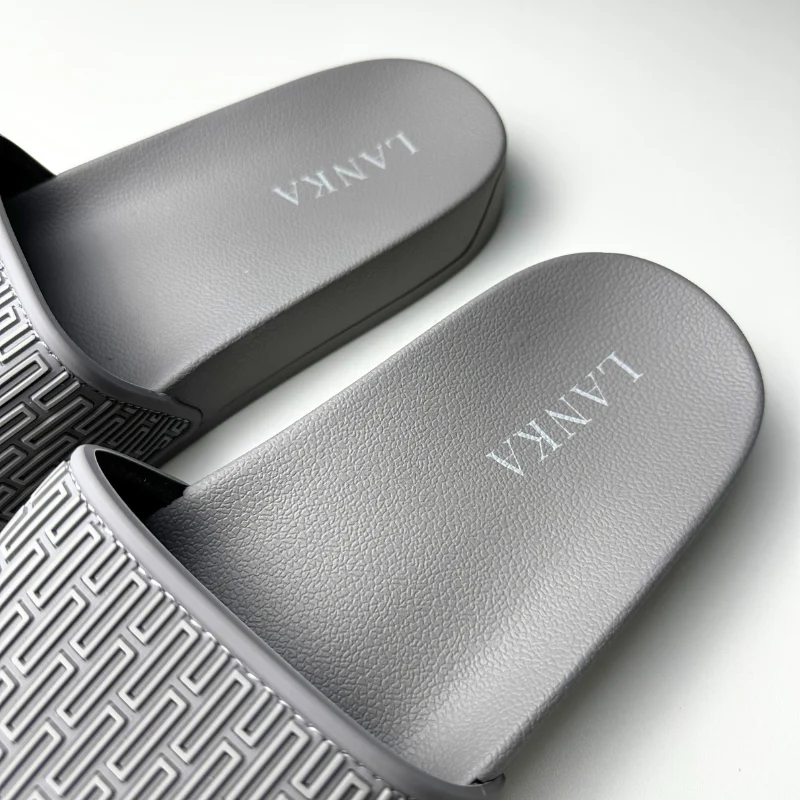 Steel Grey | Light Grey Pattern Sliders - Image 4