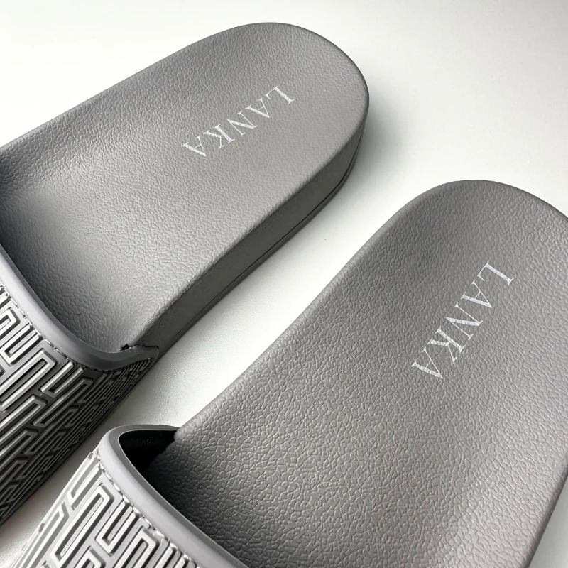 Steel Grey | Light Grey Pattern Sliders - Image 5