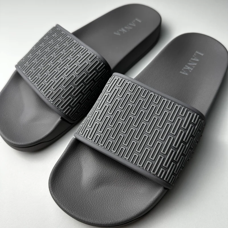 Steel Grey | Light Grey Pattern Sliders - Image 6