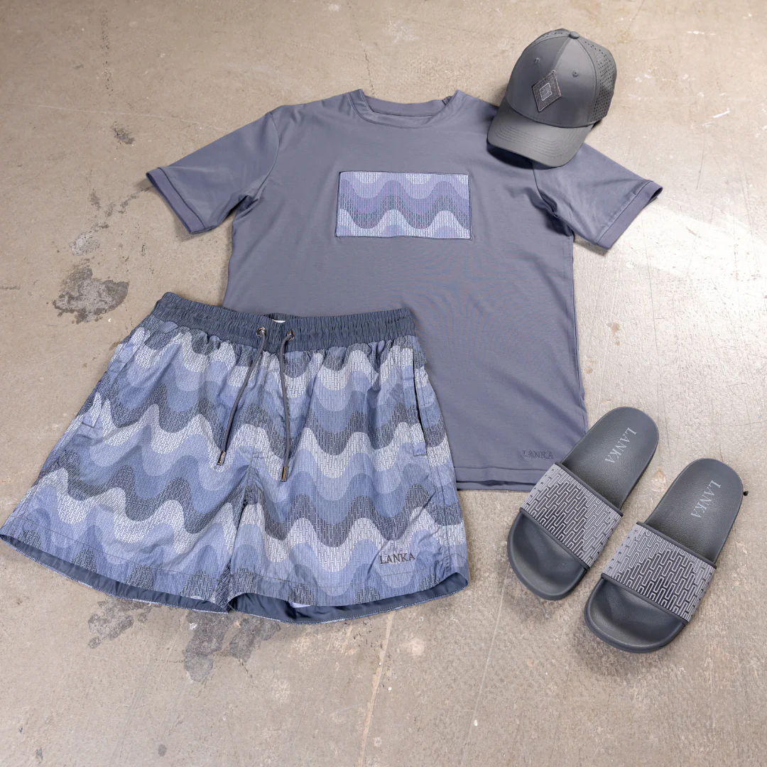 Steel Grey Waves Sliders - Image 6