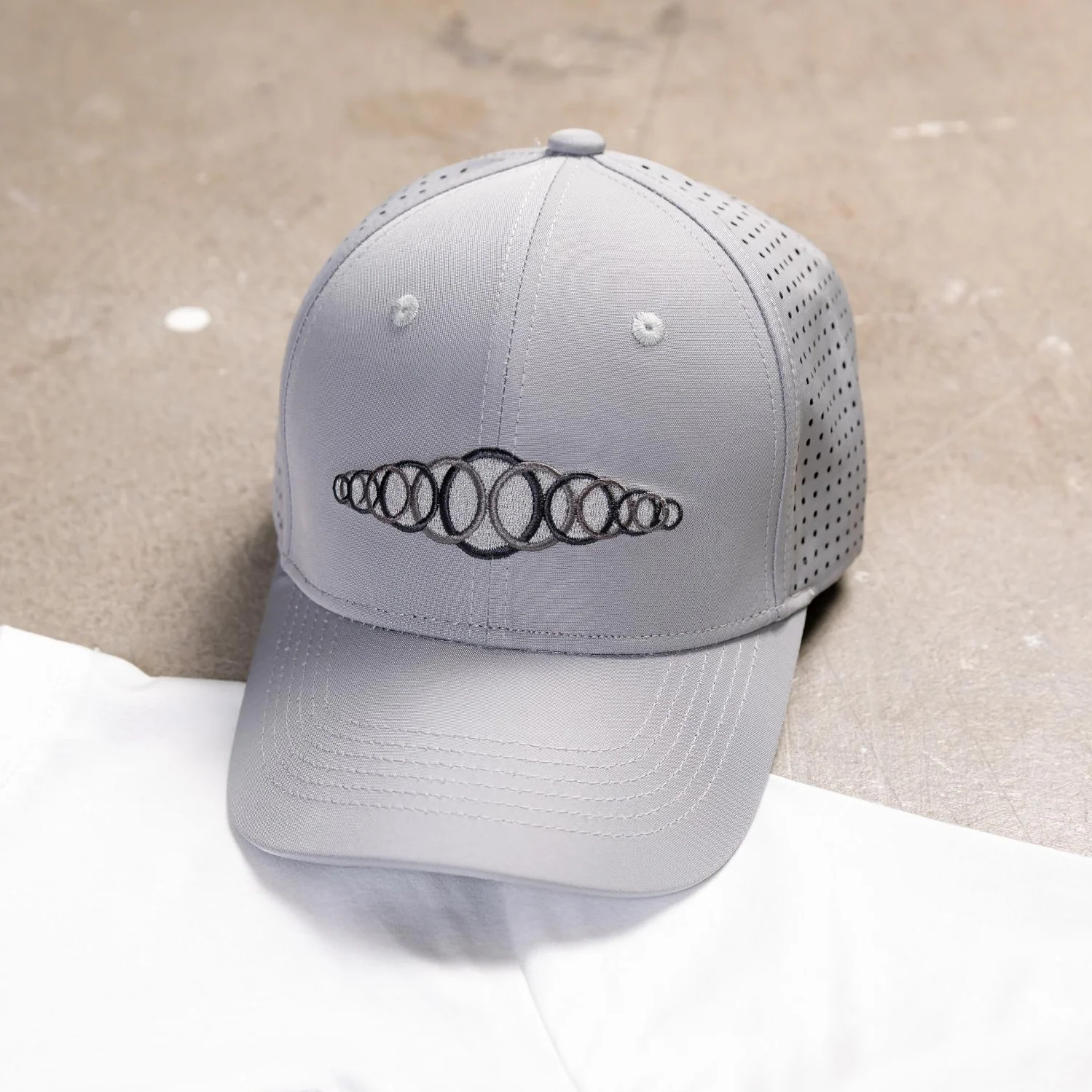 White | Coastal Blue Circles Set - Image 3