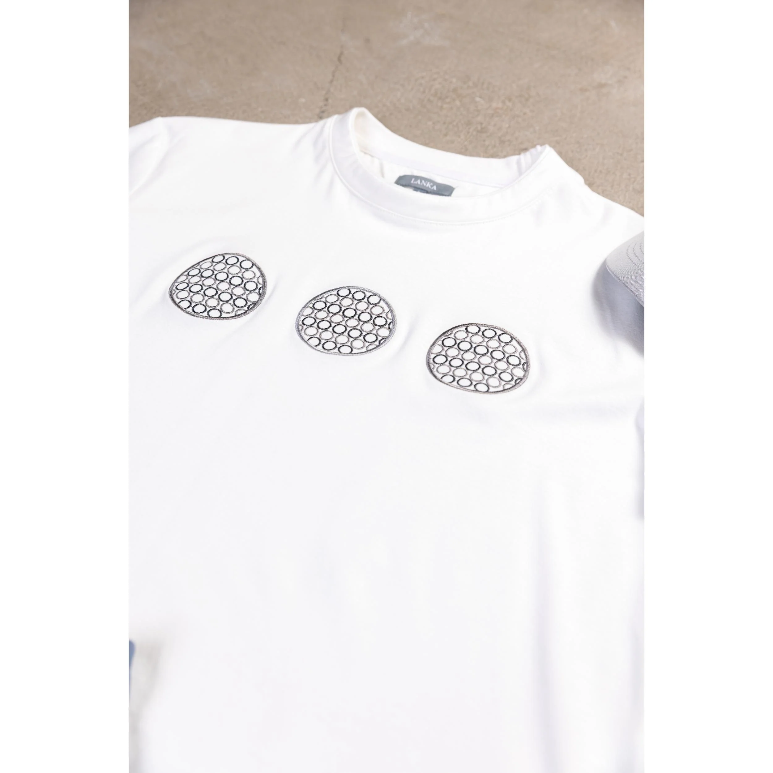 White | Coastal Blue Circles Set - Image 5